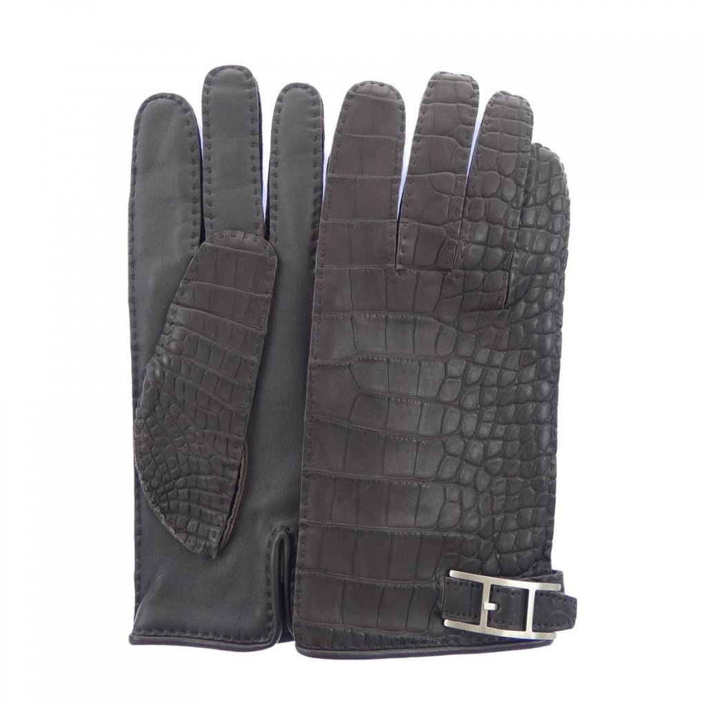 Hermes Glove Brown