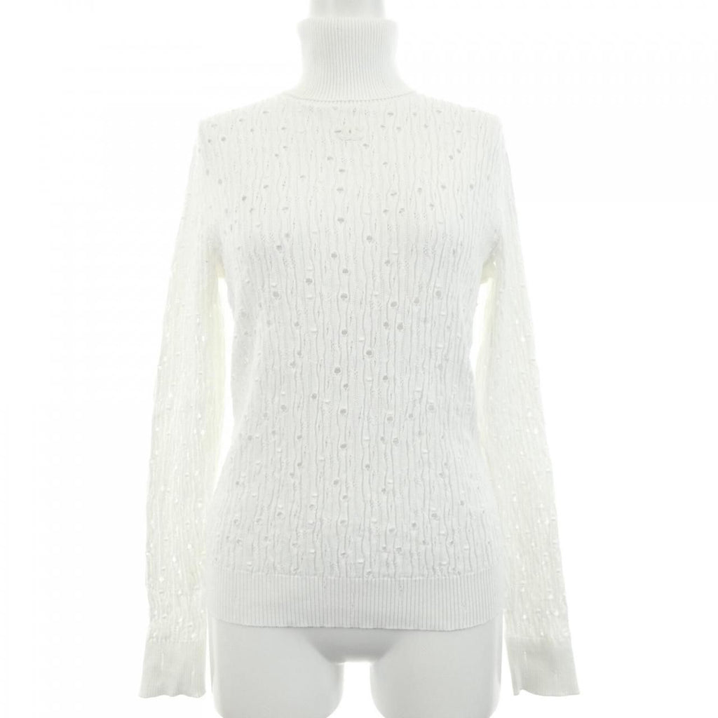 Chanel Knit Sweater White