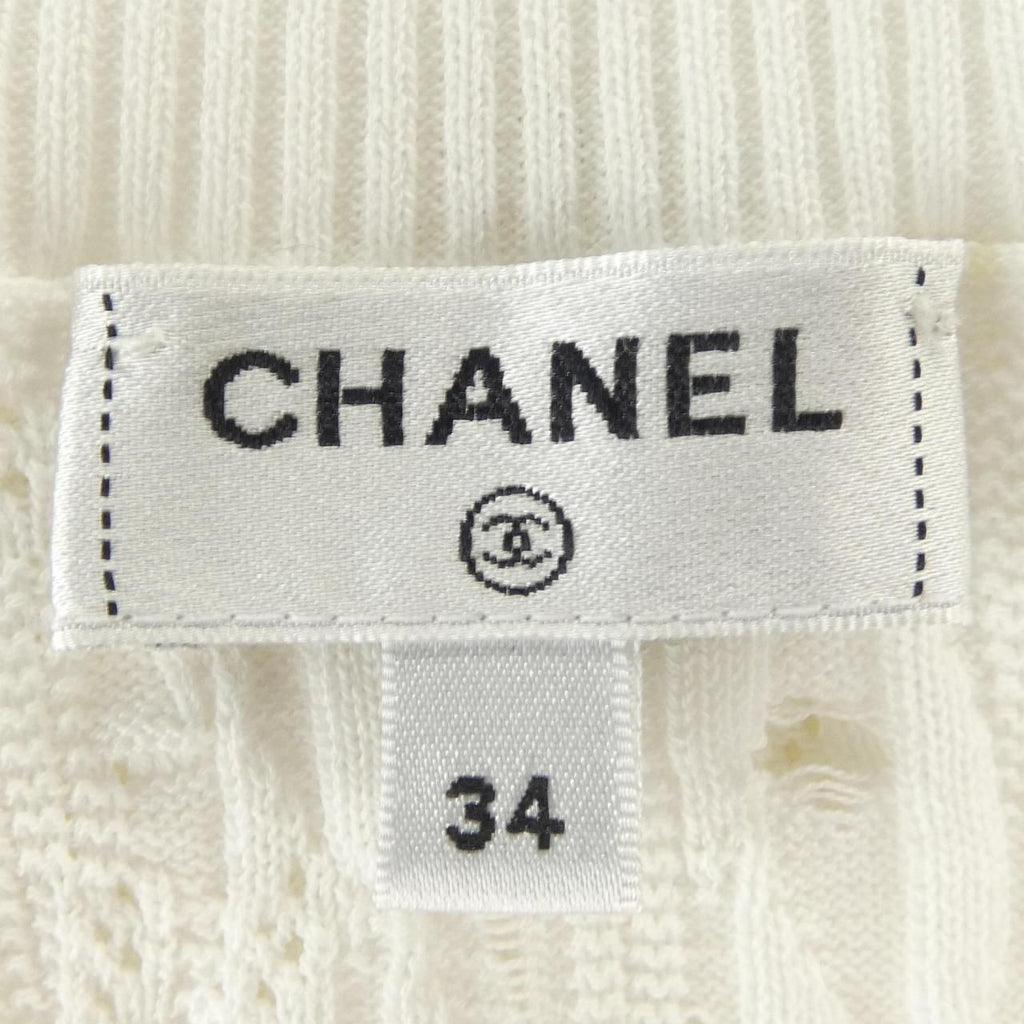 Chanel Knit Sweater White — view 5