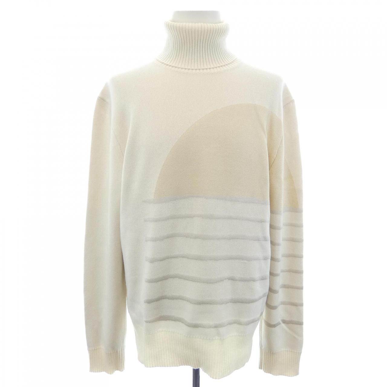 Hermes Knit Sweater Beige