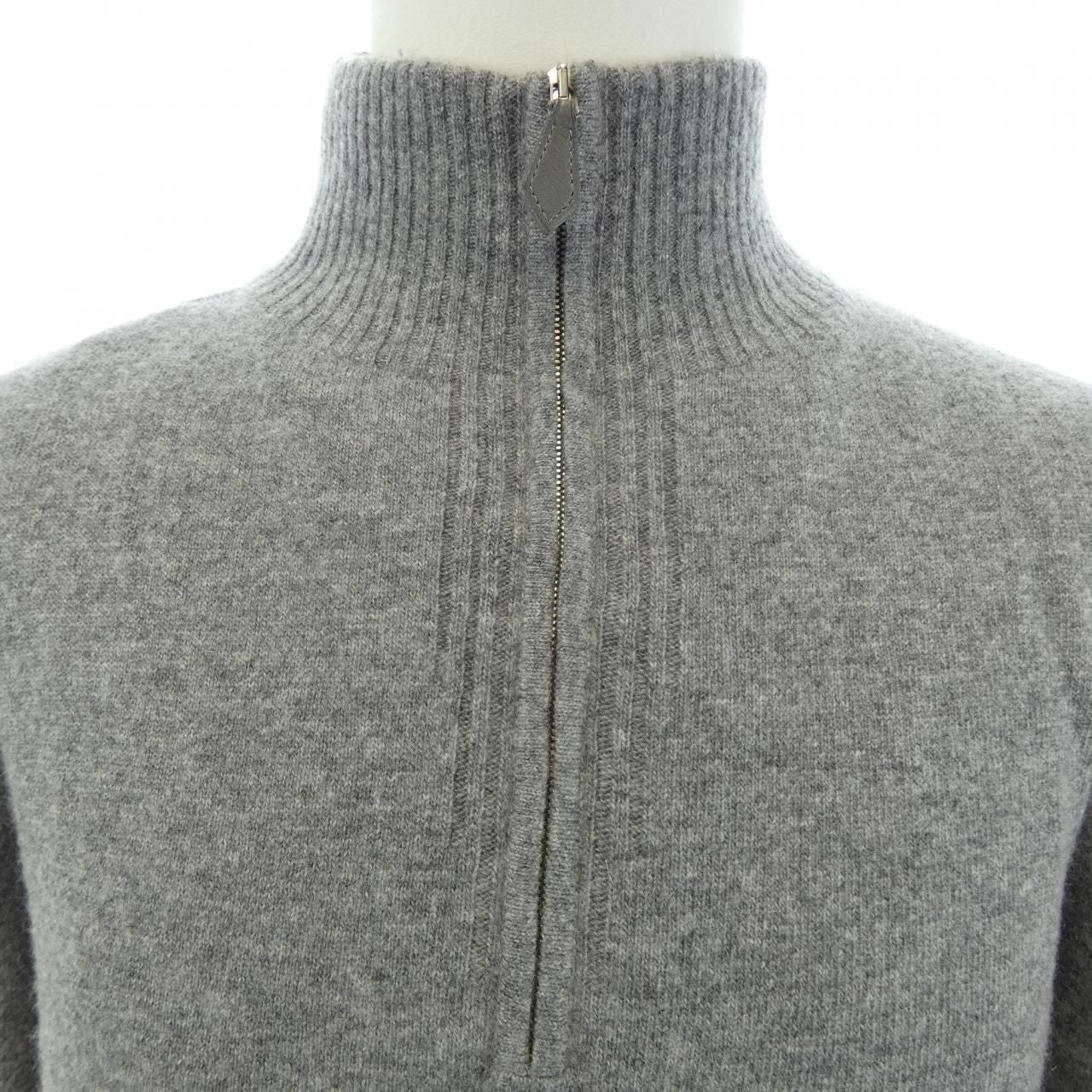 Hermes Knit Sweater Gray — view 5