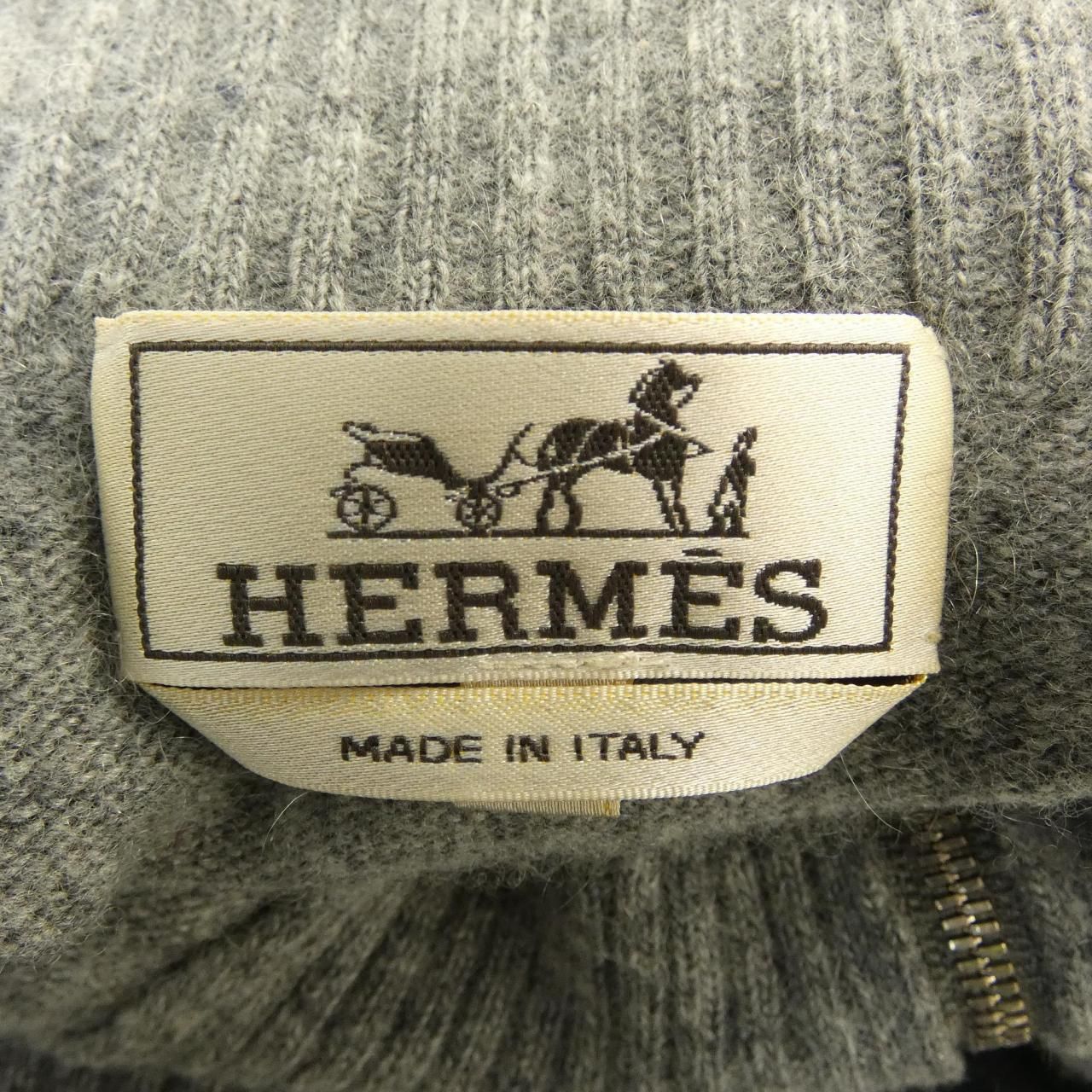 Hermes Knit Sweater Gray — view 4