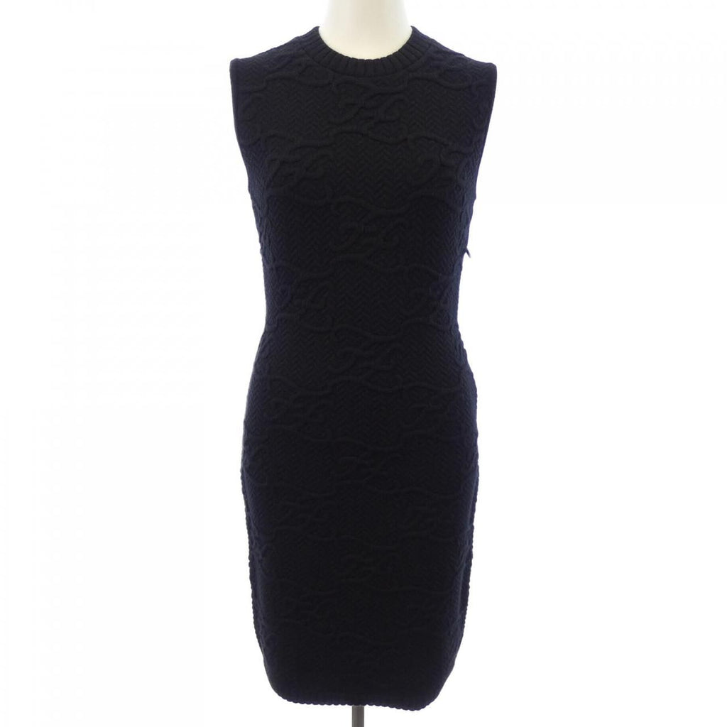 Fendi Calligraphy Dress Black