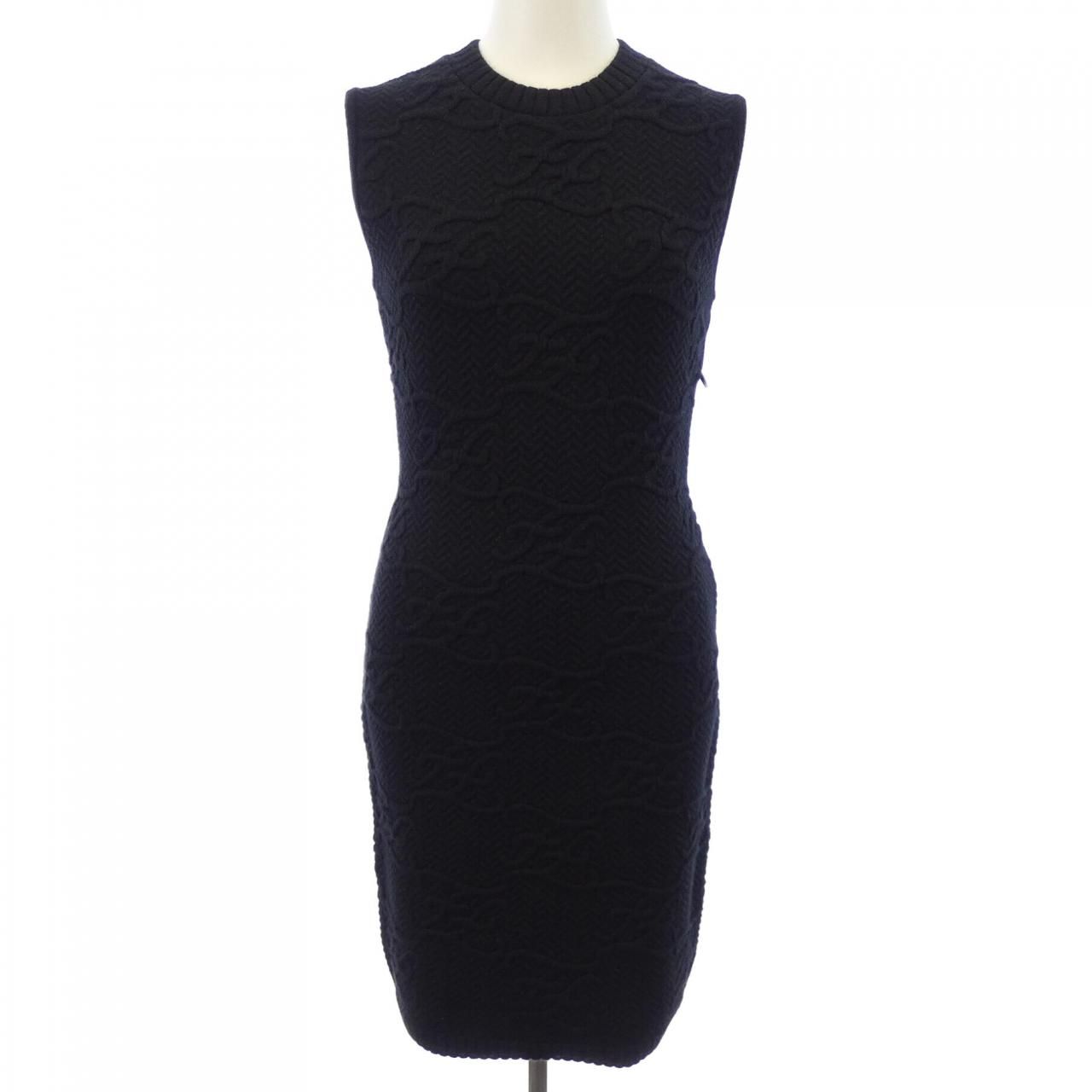 Fendi Calligraphy Dress Black