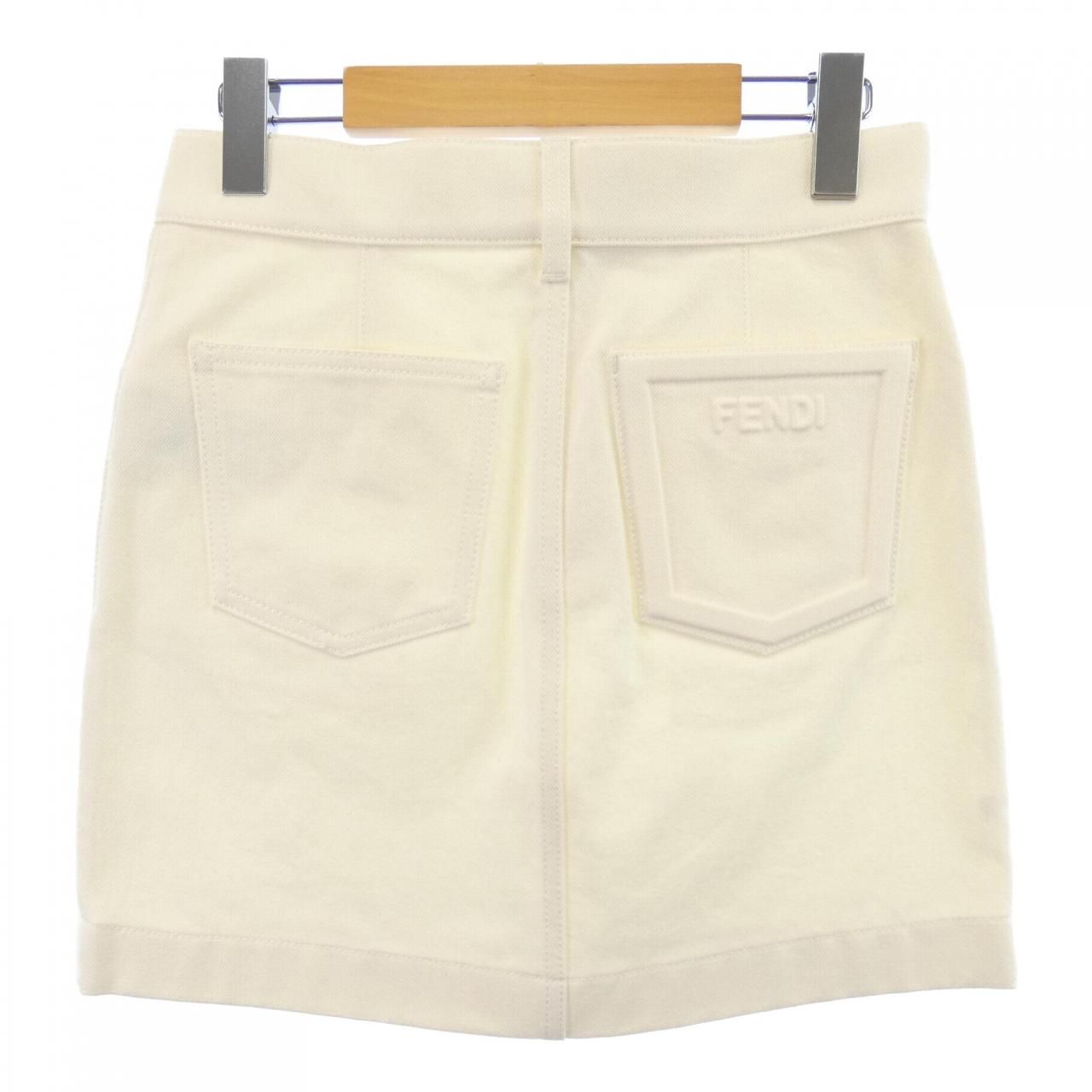 Fendi Skirt White — view 2
