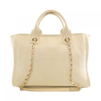Chanel Deauville Line AS3257 Ivory Tote Bag