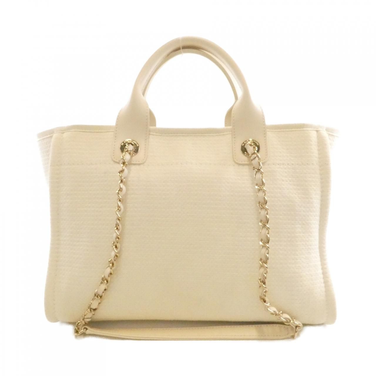 Chanel Deauville Line AS3257 Ivory Tote Bag