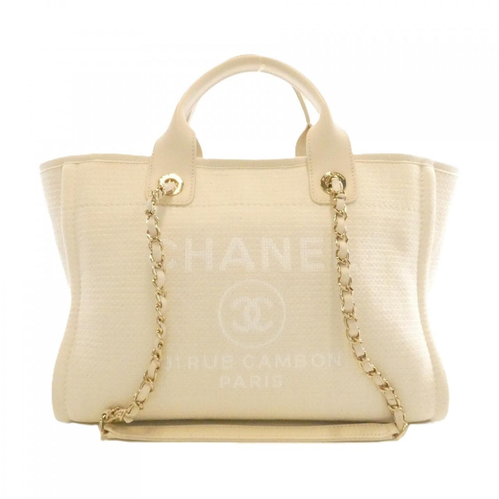 Chanel Deauville Line AS3257 Ivory Tote Bag