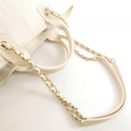 Chanel Deauville Line AS3257 Ivory Tote Bag