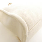 Chanel Deauville Line AS3257 Ivory Tote Bag