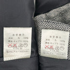 Dior Skirt Suit Black Light Gray Long Sleeve Knee Length Shoulder — view 4