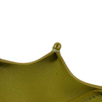 Loewe Key Holder Kiwi Puzz Charm Light Green Beige Multi Leather