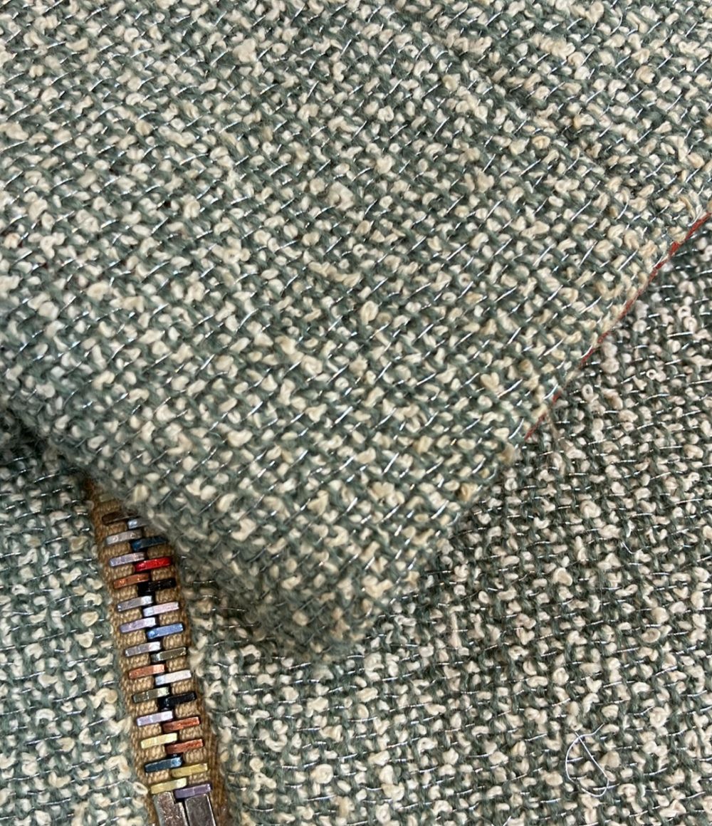 Chanel Tweed Zip Up Jacket 40 — view 7