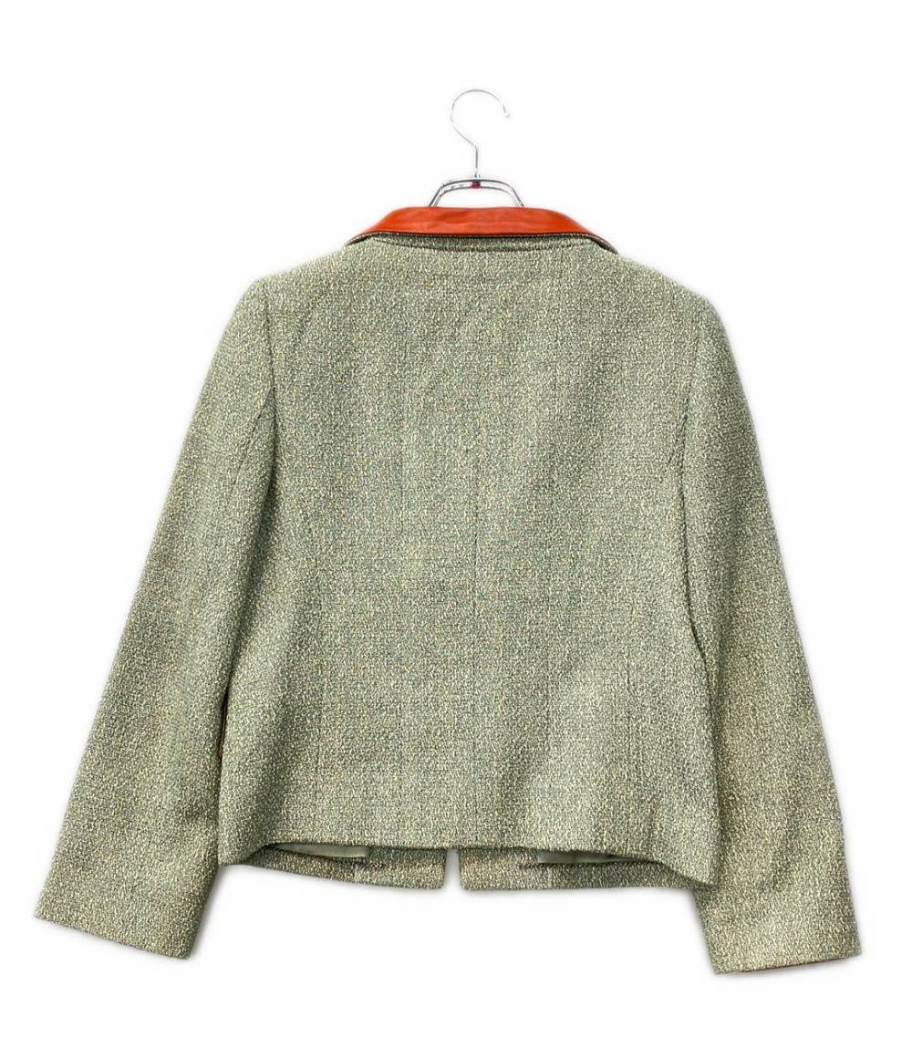 Chanel Tweed Zip Up Jacket 40 — view 2