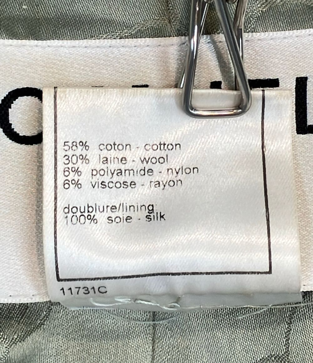 Chanel Tweed Zip Up Jacket 40 — view 4