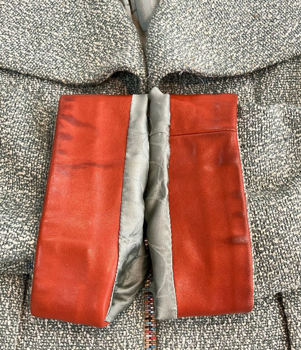 Chanel Tweed Zip Up Jacket 40 — view 8