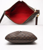 Louis Vuitton Shoulder Bag Crossbody Damier Ebene Blue Msbeli PM