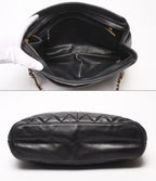 Chanel Chain Shoulder Bag Gold Quilted