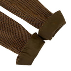 Chanel Dress 40 M Dark Brown Zip Up Plaid Wool — view 6