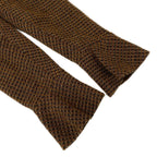 Chanel Dress 40 M Dark Brown Zip Up Plaid Wool — view 5