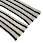 Dior Hoodie I 38 White Black Knit Border Zip — view 5