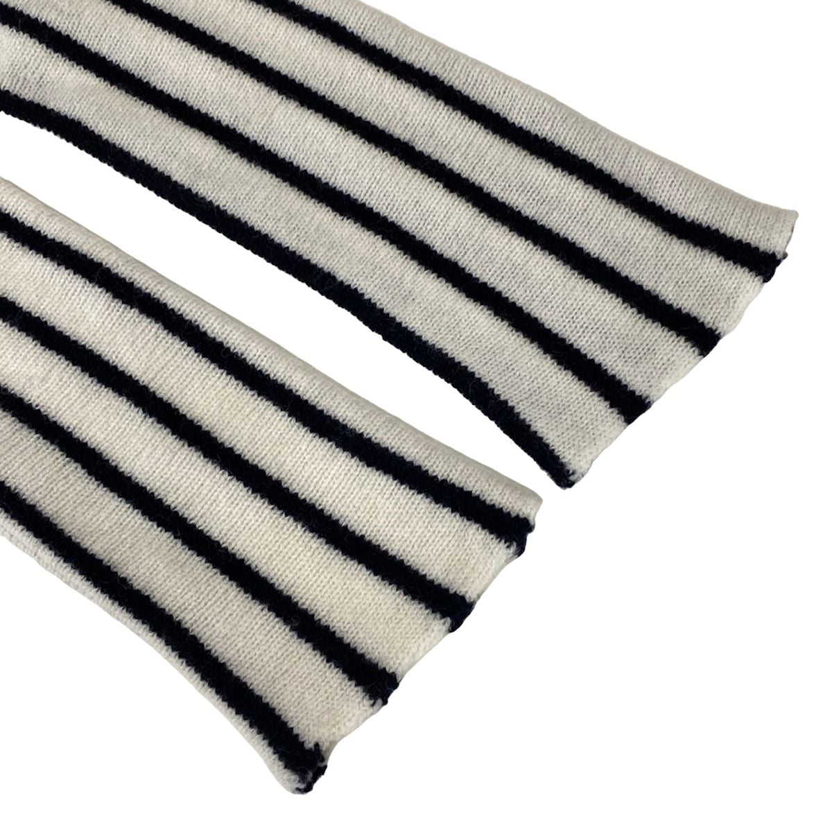 Dior Hoodie I 38 White Black Knit Border Zip — view 5