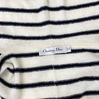 Dior Hoodie I 38 White Black Knit Border Zip — view 7