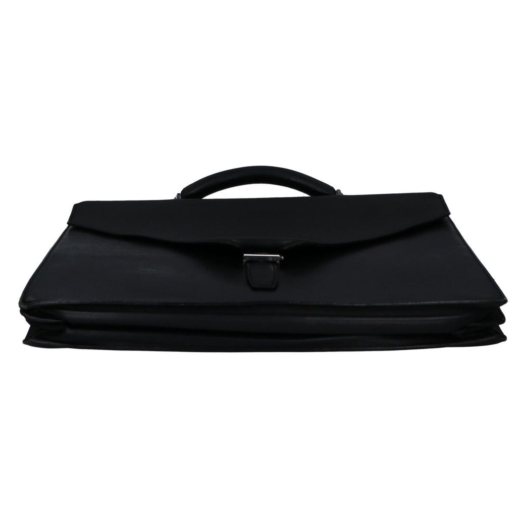 Loewe Anagram Leather Flap Bag Business Briefcase
