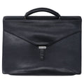 Loewe Anagram Leather Flap Bag Business Briefcase