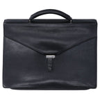 Loewe Anagram Leather Flap Bag Business Briefcase