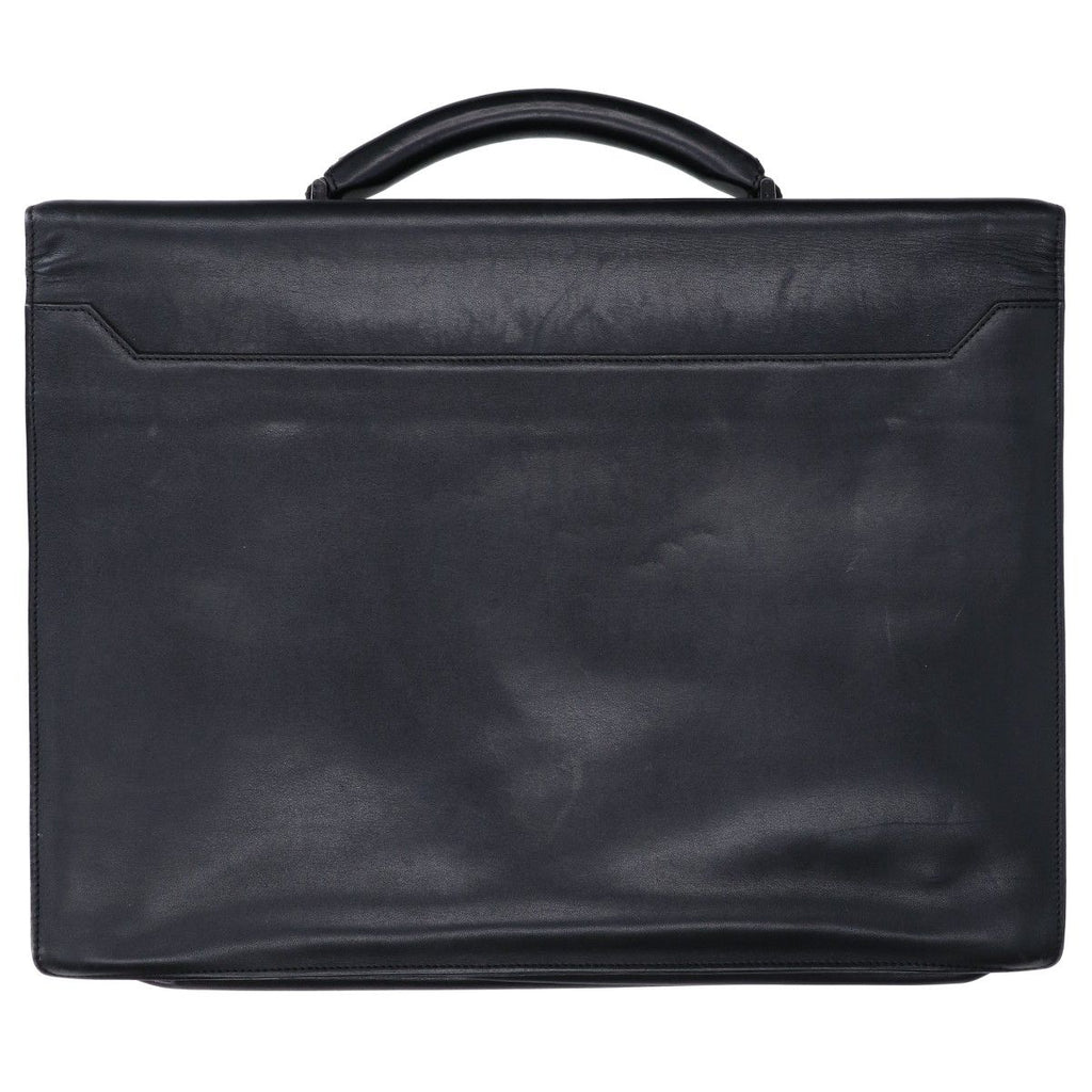 Loewe Anagram Leather Flap Bag Business Briefcase