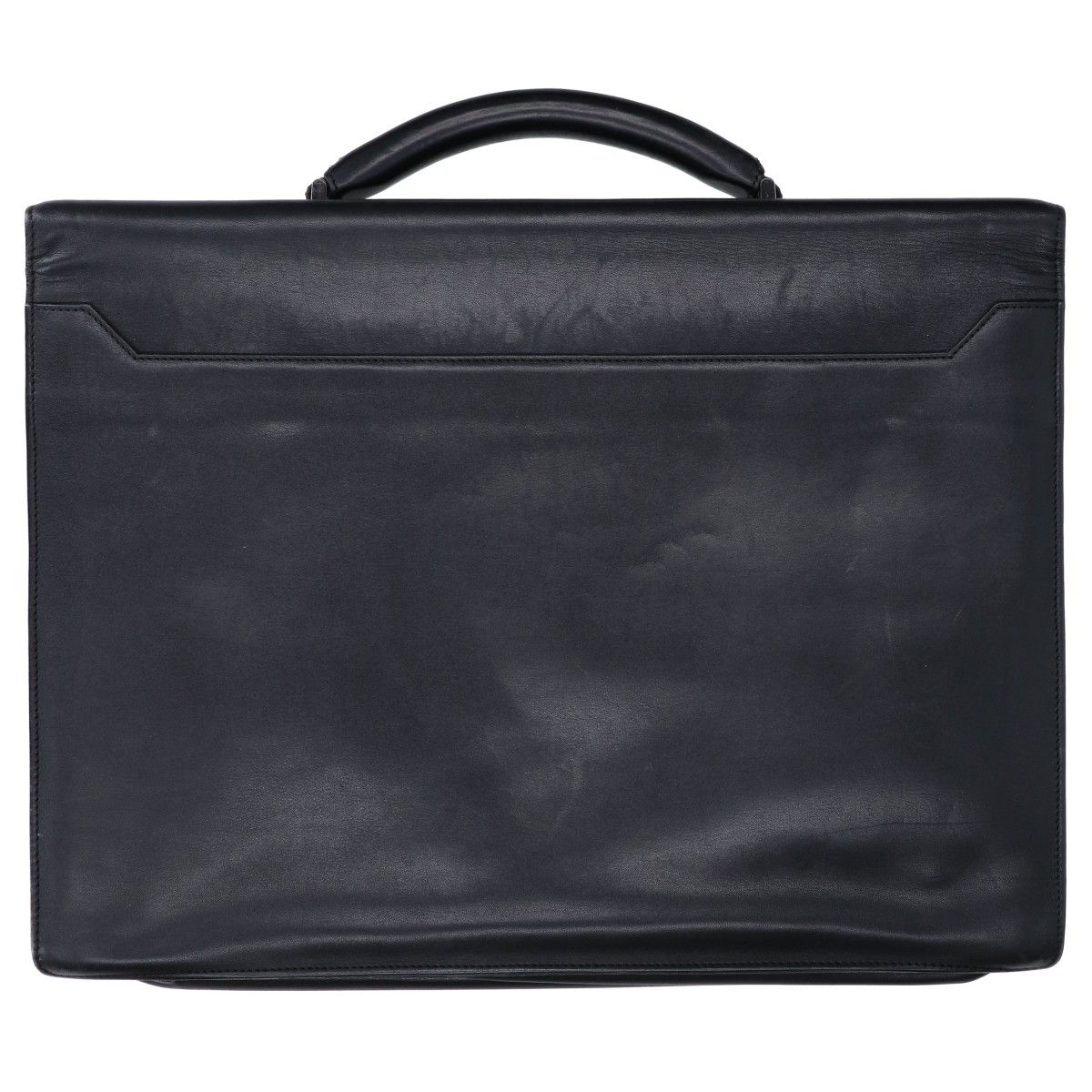 Loewe Anagram Leather Flap Bag Business Briefcase