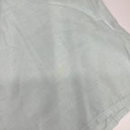 Hermes Button Down Short Sleeve Shirt Linen Blend Sky Blue — view 7