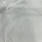 Hermes Button Down Short Sleeve Shirt Linen Blend Sky Blue — view 8