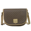 Celine Macadam Shoulder Bag Pochette Brown