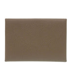 Hermes Calvi Duo Veau Epsom Etoupe Card Case