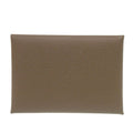 Hermes Calvi Duo Veau Epsom Etoupe Card Case