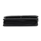Chanel Chain Wallet Classic Quilted CC Logo Caviar Leather Black Shoulder Bag