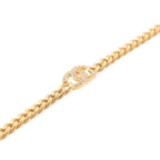 Chanel Necklace CC Logo Rhinestone a Choker