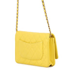 Chanel Chain Wallet Classic Quilted CC Logo Caviar Leather Shoulder Bag