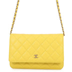 Chanel Chain Wallet Classic Quilted CC Logo Caviar Leather Shoulder Bag