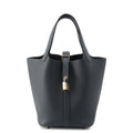 Hermes Handbag Picotin Lock PM Grimisty Champagne Gold Taurillon Clemence Tote