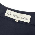 Dior Set Skirt Suit Color Jacket Flare 13 Navy — view 8