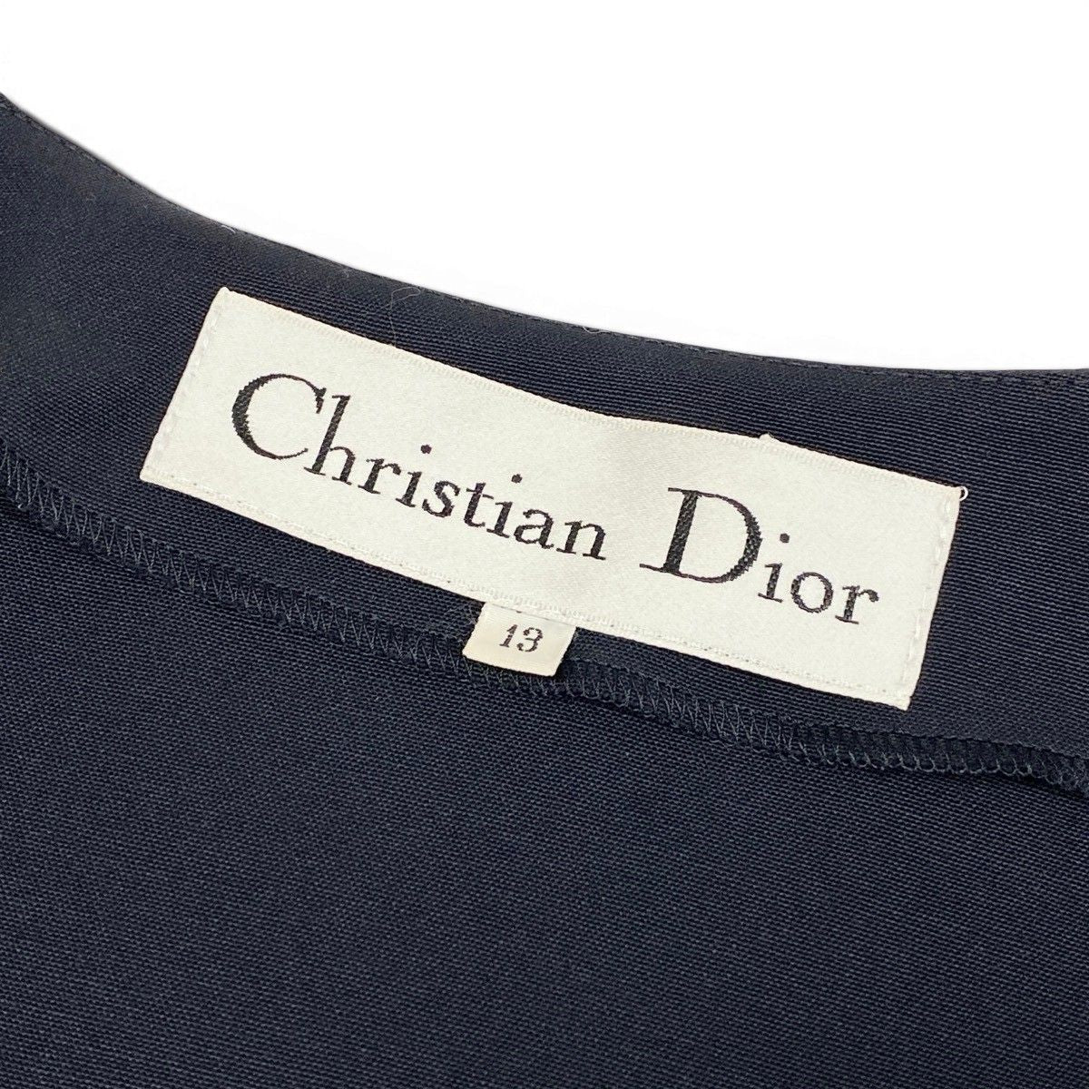 Dior Set Skirt Suit Color Jacket Flare 13 Navy — view 8
