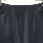 Chanel Vintage Leather Long Skirt Black 36 — view 3