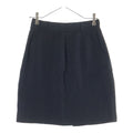 Chanel Vintage Coco Button Knee Length Skirt Black 40