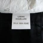 Chanel Vintage Coco Button Knee Length Skirt Black 40 — view 7