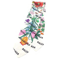 Gucci the Hacker Flora Print Silk Neck Bow the Project Floral Scarf White