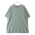 Dior Oblique Logo S Tee Pile T-Shirt Green