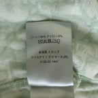 Dior Oblique Logo S Tee Pile T-Shirt Green — view 8